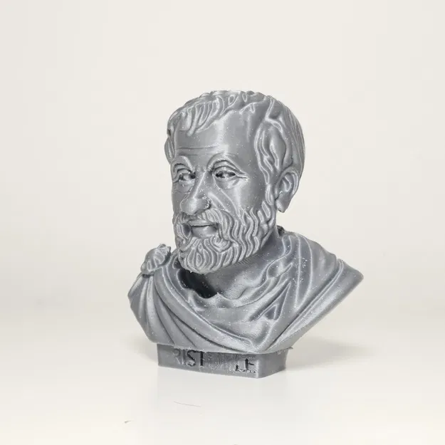 Tượng bán thân triết gia Aristotle - Mô hình 3D cổ điển độc đáo - Image 3
