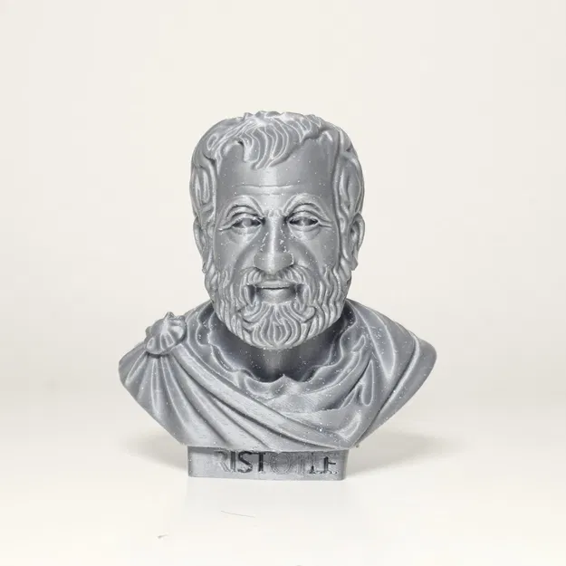 Tượng bán thân triết gia Aristotle - Mô hình 3D cổ điển độc đáo - Image 4