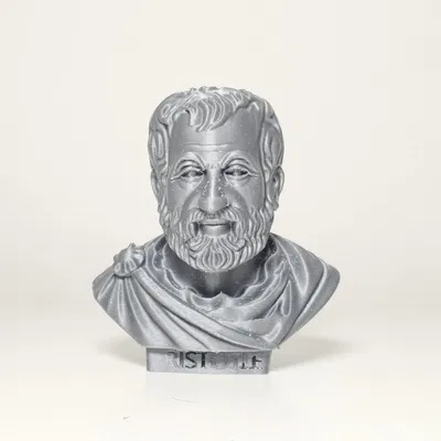 Tượng bán thân triết gia Aristotle - Mô hình 3D cổ điển độc đáo