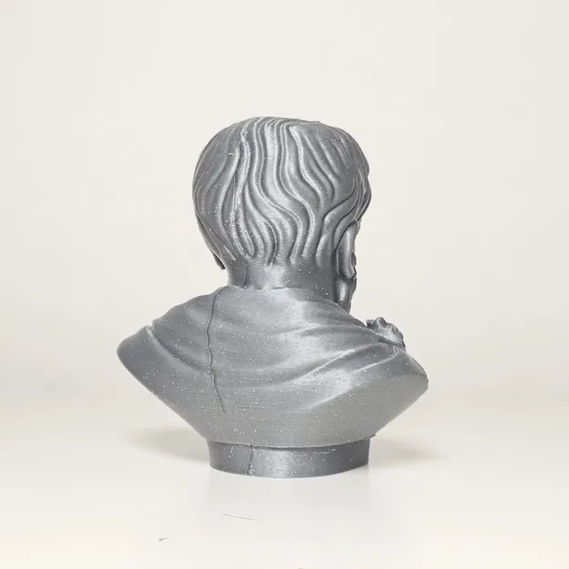 Tượng bán thân triết gia Aristotle - Mô hình 3D cổ điển độc đáo - Image 5