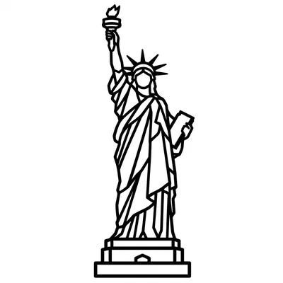 Mô hình trang trí tường Tượng Nữ thần Tự do hiện đại - In 3D dễ dàng