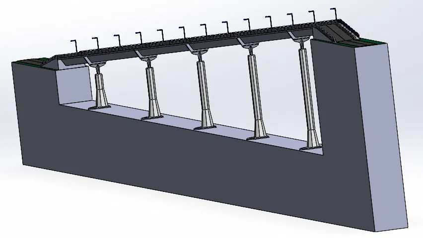 Beam Bridge - Dự án SolidWorks - Image 1