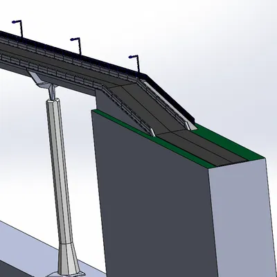 Beam Bridge - Dự án SolidWorks