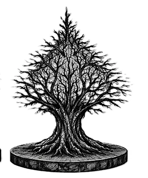 Mô hình Wolf Tree trang trí nghệ thuật in 3D độc đáo - Image 2