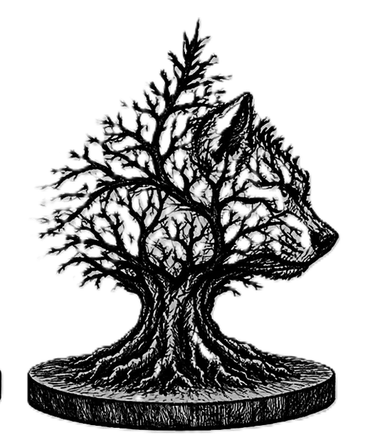 Mô hình Wolf Tree trang trí nghệ thuật in 3D độc đáo - Image 4