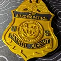 Mô hình in 3D huy hiệu đặc vụ tuần tra biên giới Mỹ Border Patrol - Thumbnail 2
