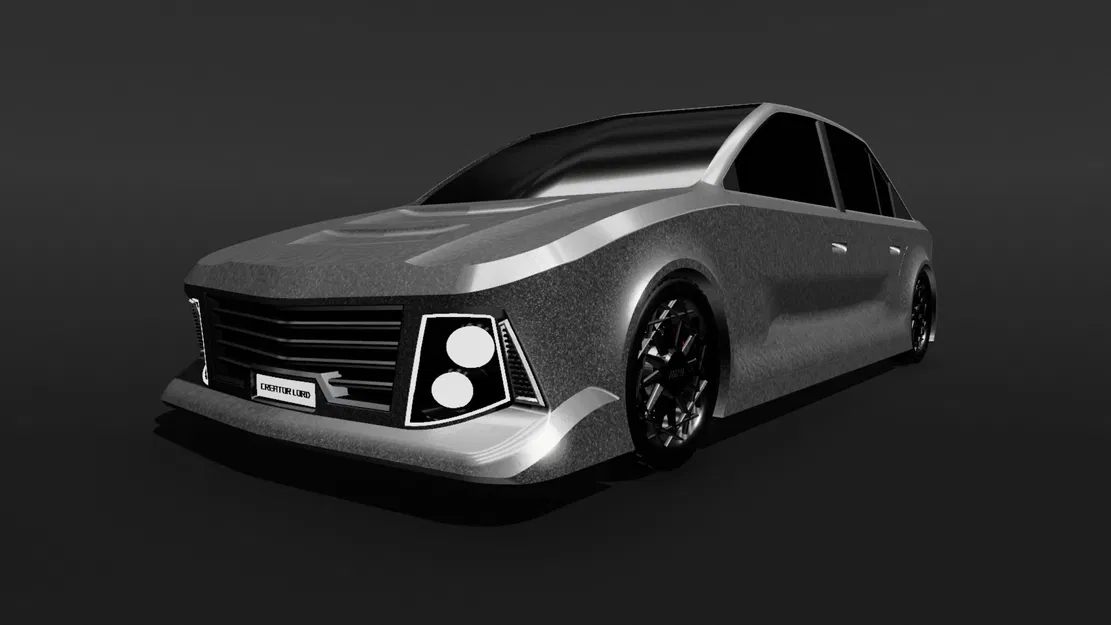 CL1M15 - Mô hình xe Sedan 3D Concept - Image 1