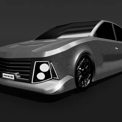 CL1M15 - Mô hình xe Sedan 3D Concept