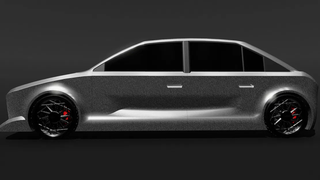 CL1M15 - Mô hình xe Sedan 3D Concept - Image 2