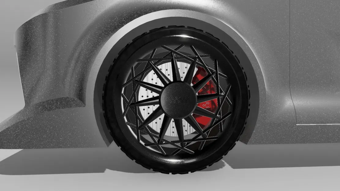 CL1M15 - Mô hình xe Sedan 3D Concept - Image 8