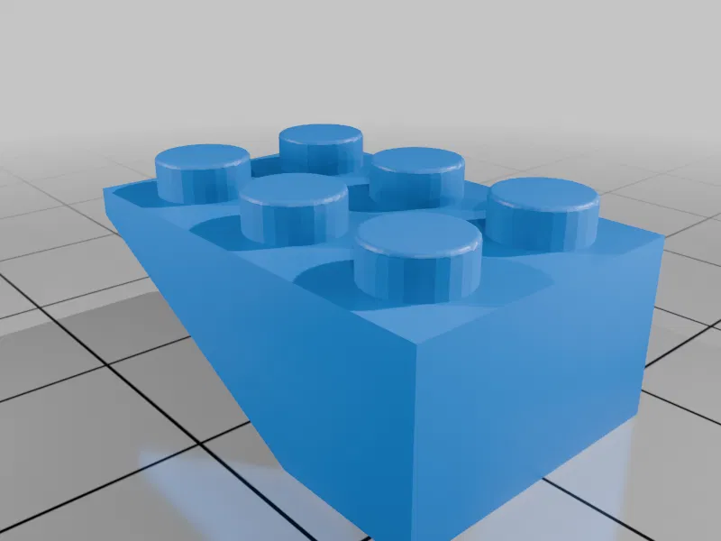 Gạch dốc Lego 2x3 Slop Stone 3747 tương thích - Image 1