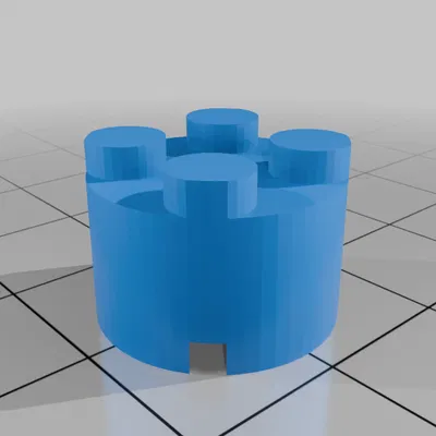 Gạch tròn Lego 2x2 mã 3941 tương thích