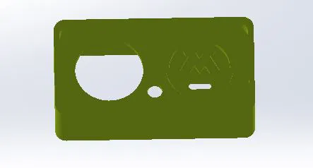 Mặt nhựa bảo vệ đồng hồ xe Mobylette M55, M50EV - In 3D - Image 1