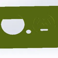 Mặt nhựa bảo vệ đồng hồ xe Mobylette M55, M50EV - In 3D