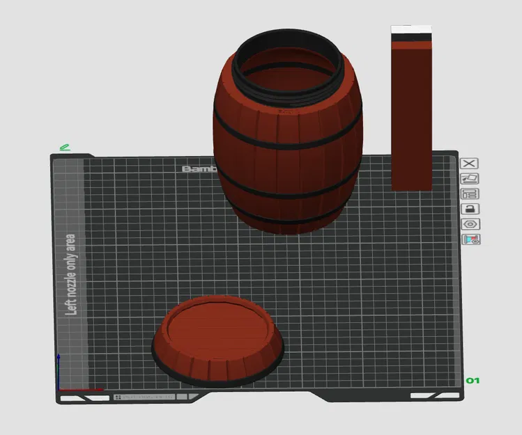 Mô hình thùng gỗ 3D đa năng (Keg) 1 lít độc đáo - Image 6