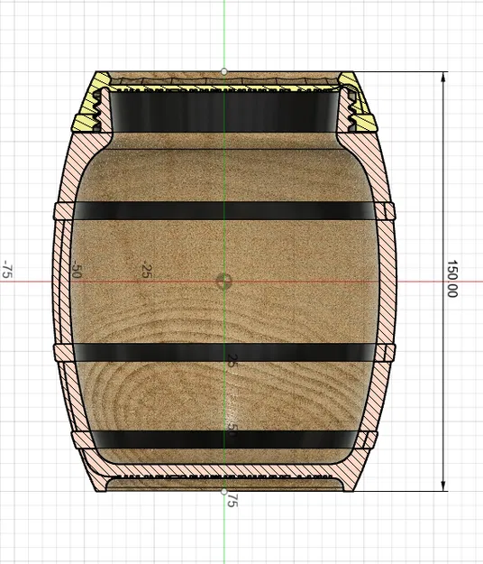 Mô hình thùng gỗ 3D đa năng (Keg) 1 lít độc đáo - Image 10