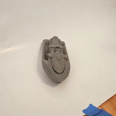 Mô hình 3D xe mô tô nước Seadoo GTI SE 130/170 sắc nét