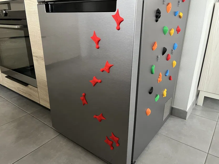 Nam châm tủ lạnh hình mấu bám leo núi tốc độ (Parametric) - Image 1