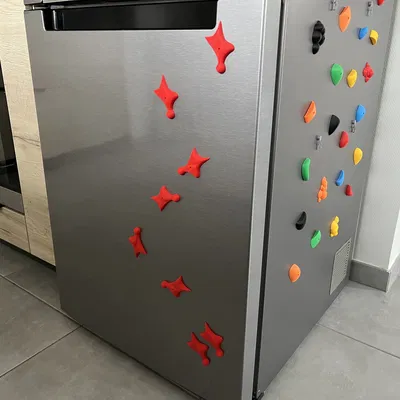 Nam châm tủ lạnh hình mấu bám leo núi tốc độ (Parametric)
