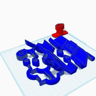 Giá đỡ điện thoại MTB gắn ghi-đông 22mm tự in 3D không cần ốc vít