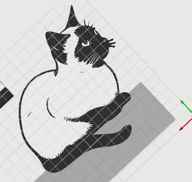 Mô hình 3D mèo Xiêm (Siames) trang trí để bàn cực xinh - Image 1