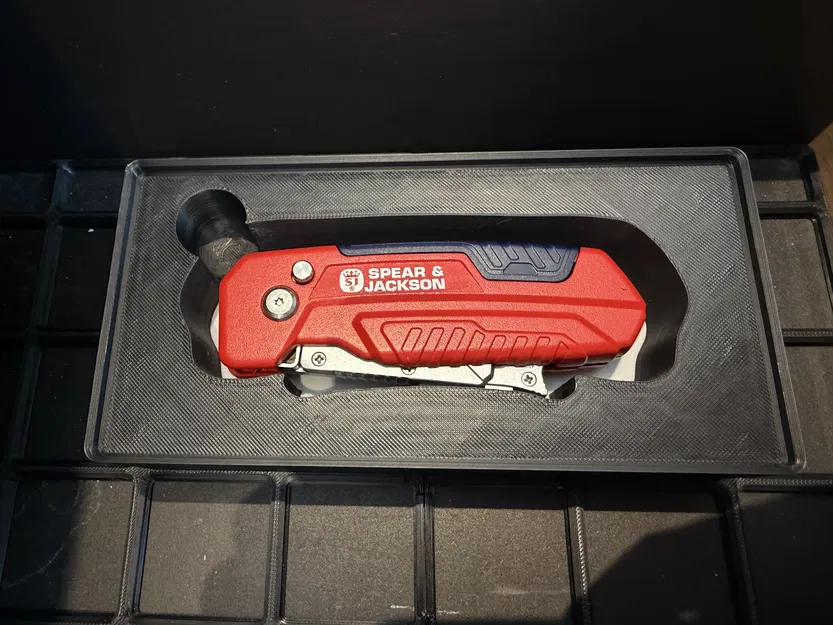 Khay đựng dao Spear & Jackson cho hệ thống Gridfinity 3D - Image 1