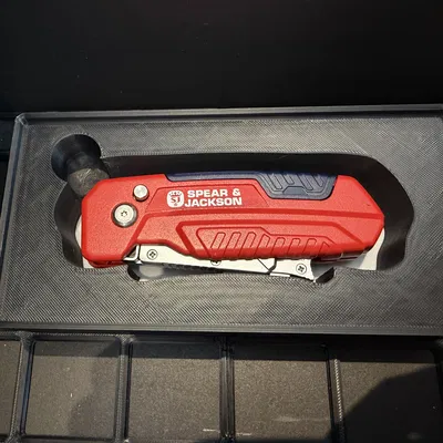 Khay đựng dao Spear & Jackson cho hệ thống Gridfinity 3D