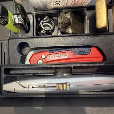 Khay đựng dao Spear & Jackson cho hệ thống Gridfinity 3D