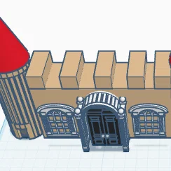 Mô hình lâu đài lắp ghép (Castle Diorama) sáng tạo