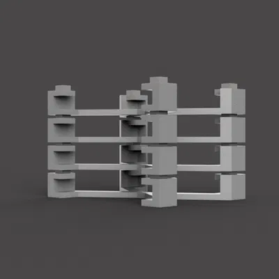 Kệ đựng CD dạng module đơn giản