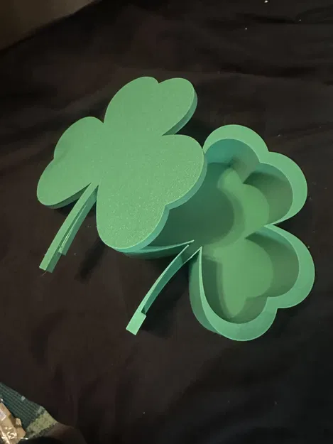 Mô hình hộp đựng đồ hình cỏ ba lá (Shamrock Box) xinh xắn - Image 1