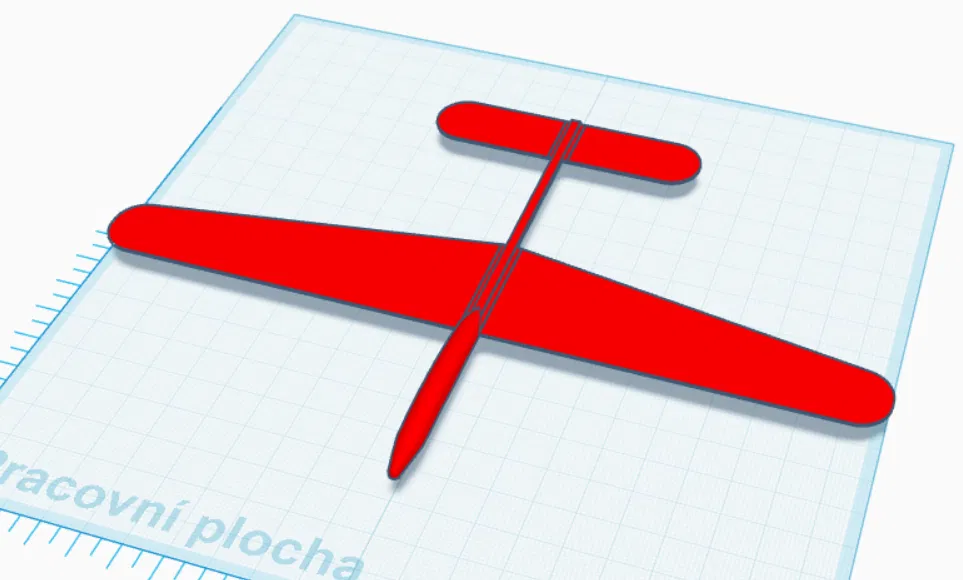 Mô hình máy bay lượn (Toy glider) 3D cho bé thỏa sức vui chơi - Image 1