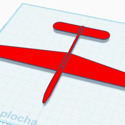 Mô hình máy bay lượn (Toy glider) 3D cho bé thỏa sức vui chơi