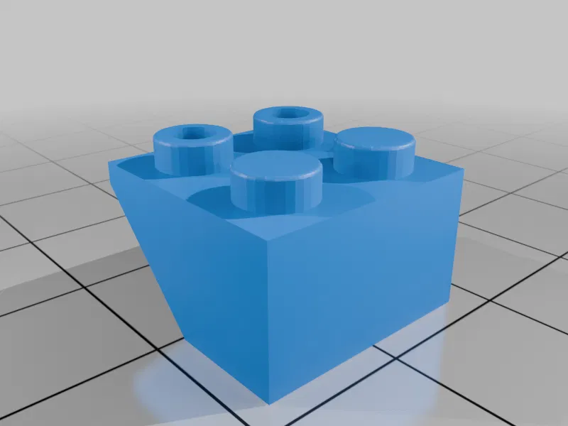 Gạch mái dốc 45° 2x2 ngược tương thích Lego 3660 - Image 1