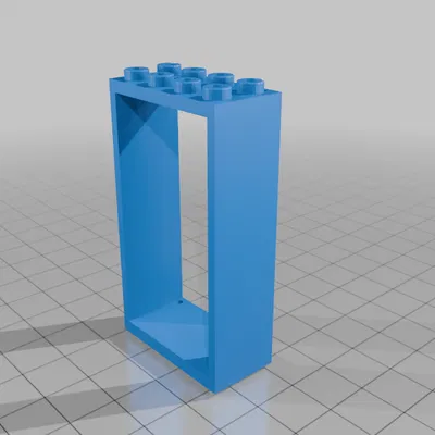 Khung cửa sổ lớn tương thích Lego 60594