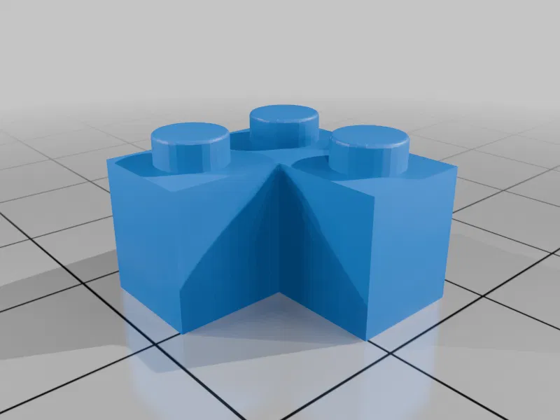 Mảnh gạch góc 2x2 tương thích Lego (Cornerstone 2357) - Image 1