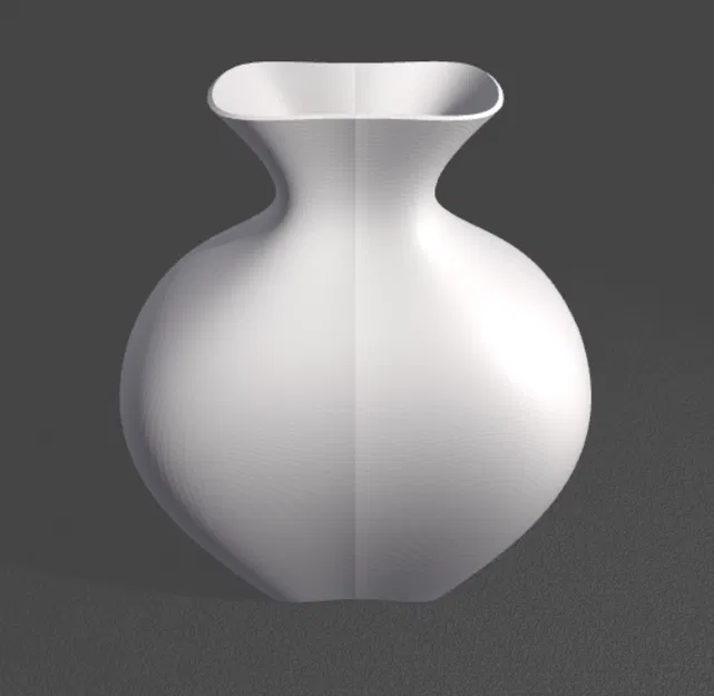 Mẫu lọ hoa trang trí 3D đơn giản và hiện đại - Image 1