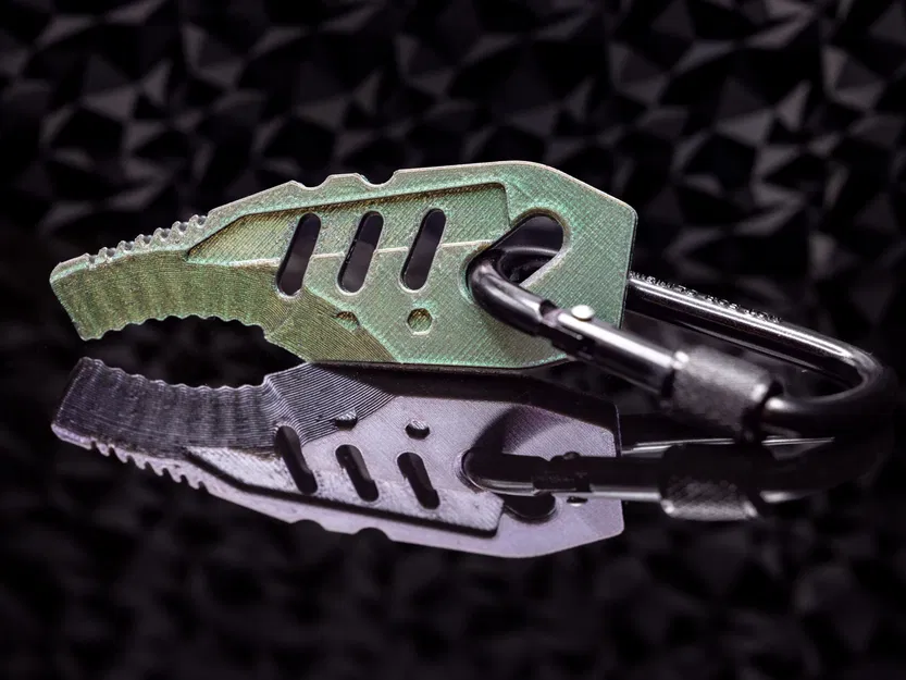 Dụng cụ mở thùng EDC có răng cưa (Móc khóa cắt bao bì) - Image 1