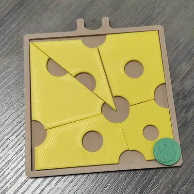 Mô hình xếp hình Chuột và Phô mai