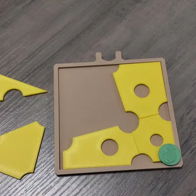 Mô hình xếp hình Chuột và Phô mai