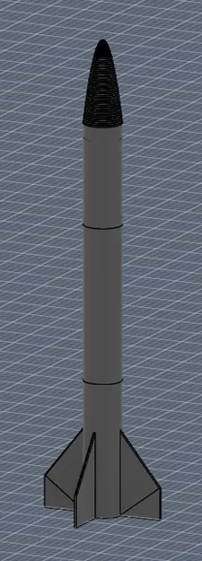 Mô hình tên lửa 65cm dành cho động cơ hạng F (Rocketry) - Image 1
