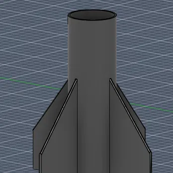 Mô hình tên lửa 65cm dành cho động cơ hạng F (Rocketry)