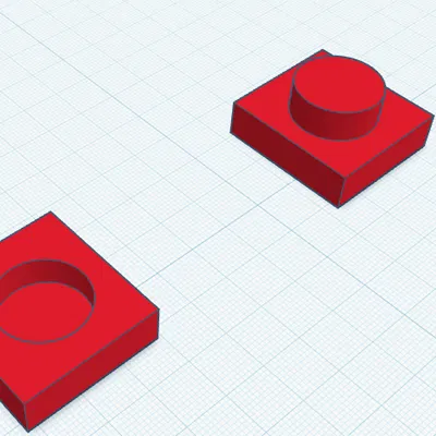 Mẫu phụ kiện khớp nối trụ tròn Cylinder Clip Hole cho in 3D