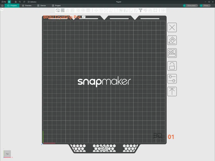 BIQU CryoGrip Pro Glacier cho Snapmaker U1 - Image 3