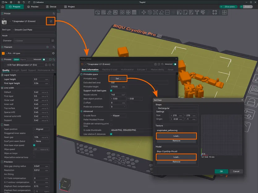 BIQU CryoGrip Pro Glacier cho Snapmaker U1 - Image 5