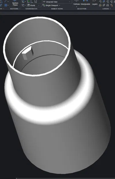 Đầu chuyển đổi ống hút bụi Festool D27 sang ống tiêu chuẩn - Image 3