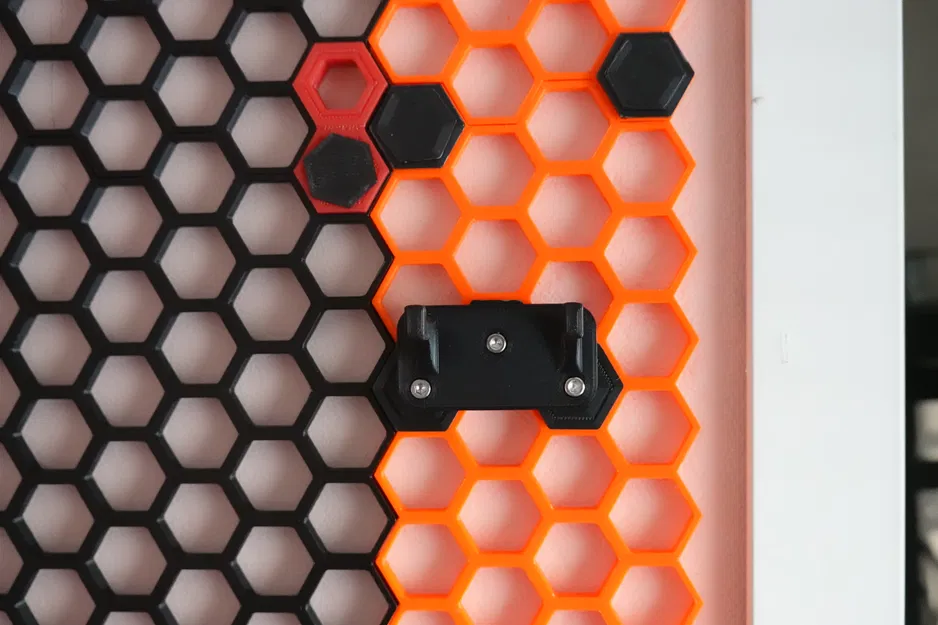 Giá treo búa cỡ vừa (8 oz / 225g) cho Honeycomb Storage Wall (HSW) - Có file Fusion 360 & STEP - Image 2