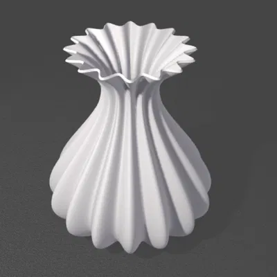 Bình Hoa Xoắn Ốc (Spiral Vase) - Mẫu In 3D Trang Trí Sang Trọng