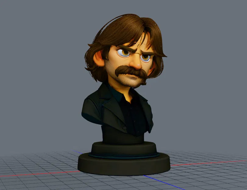 Mô hình 3D Behzat Ç. phiên bản hoạt hình độc đáo - Image 1