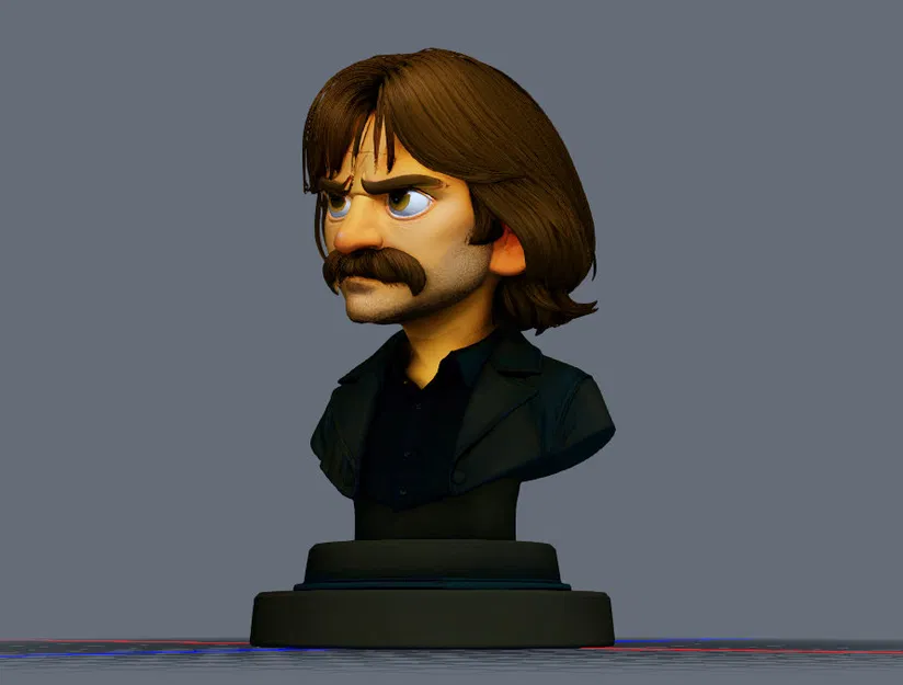 Mô hình 3D Behzat Ç. phiên bản hoạt hình độc đáo - Image 2